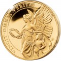 ST HELENA 1 oz GOLD The QUEEN'S VIRTUES VICTORY 2021 £100 proof VICTORIA CONCORDIA CRESCIT