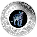 PM Australian Opal Lunar Series 2021 Year of the Ox 1oz Silver Proof Coin