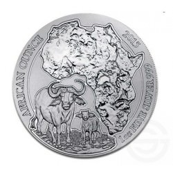 1 oz SILVER RWANDA BUFFALO 2015