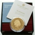 UK 2 oz GOLD THE BRITANNIA PREMIUM RANGE PROOF £200 Box + coa