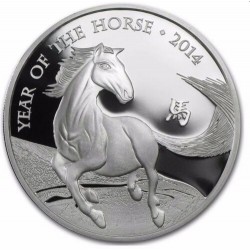 1 oz SILVER UK HORSE 2014