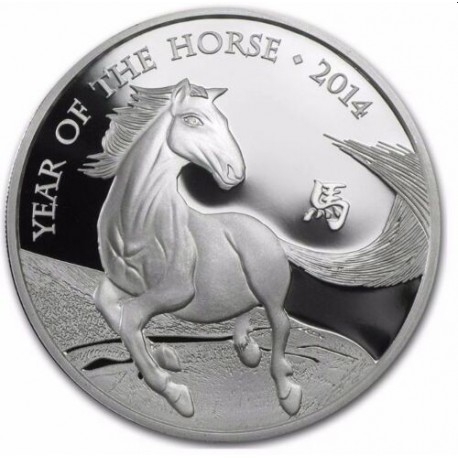 1 oz SILVER UK HORSE 2014