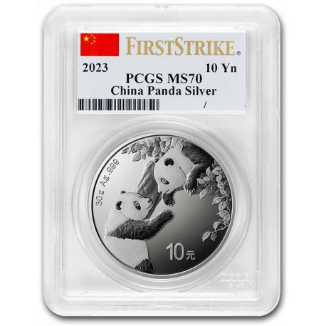 30 GR SILVER PANDA 2023 Yuan 10