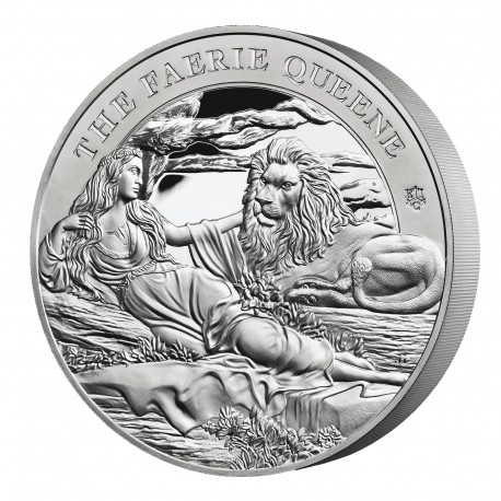 ST HELENA 1 oz silver ST HELENA FAERIE QUEENE UNA and REDCROSSE 2022 PROOF £1 