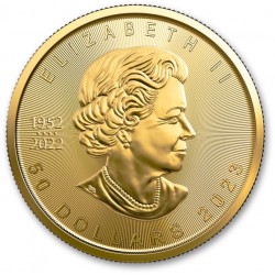 Gold Maple Leaf 1 oz $50 BU