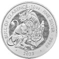 UK 10 oz silver TUDOR BEASTS YALE OF BEAUFORT 2023 BU