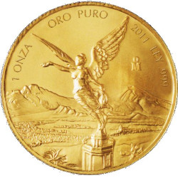Mexico 1 oz gold LIBERTAD 2011 BU