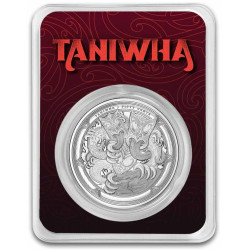 New Zealand 1 oz silver DWELLING TANIWHA : CAVE 2024 bu $0.50 IN CARD