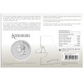 World Money Fair - Coin Show Special Australian Kookaburra 2024 1oz Silver Coloured Coin in Card