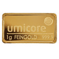 BAAR FINECARD 1 gr GOLD HEIMERLE & MEULE
