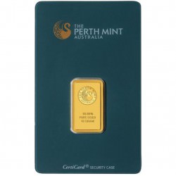 Lingot BAR 10 gr GOLD PERTH MINT