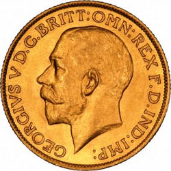 FULL GOLD SOVEREIGN 1917